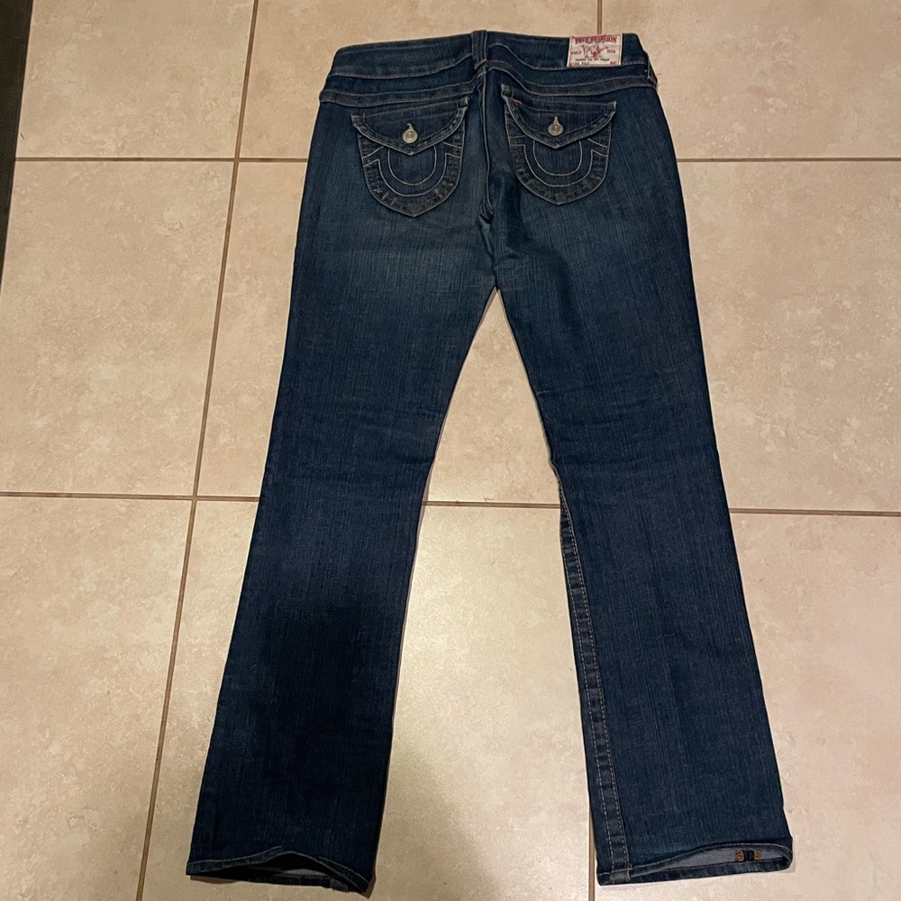Women’s True Religion Billy straight leg jeans size 28
